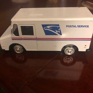 USPS diecast pull back box truck